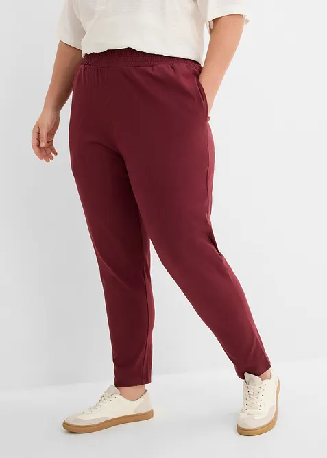 Pantaloni in jersey di misto cotone, bonprix