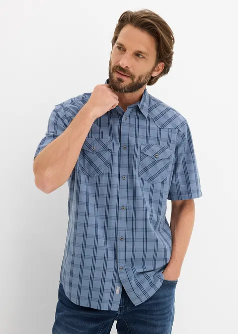 Camicia a maniche corte in puro cotone, bonprix