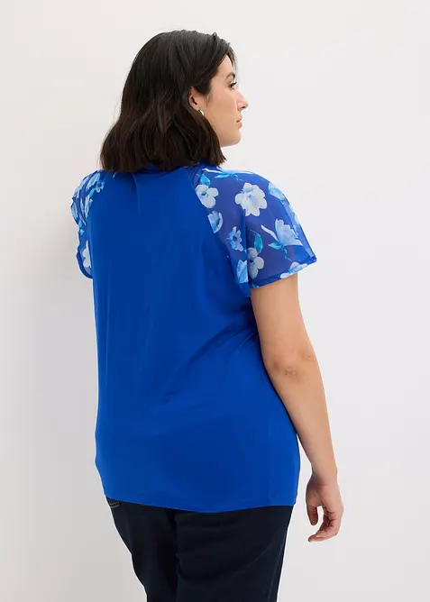 Maglia con maniche in chiffon, bonprix