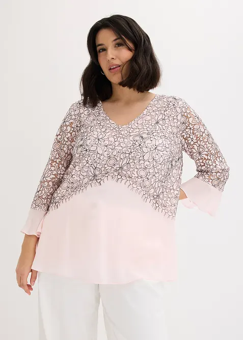 Tunica con pizzo, bonprix