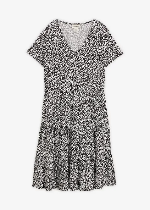 Abito in jersey di misto viscosa, bonprix