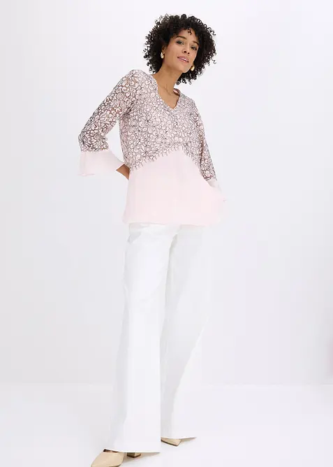 Tunica con pizzo, bonprix