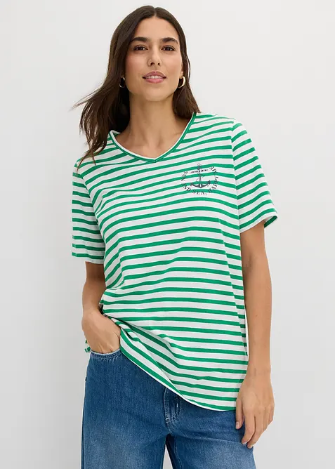 T-shirt in puro cotone biologico, bonprix