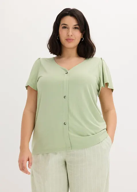 Maglia con bottoni, bonprix