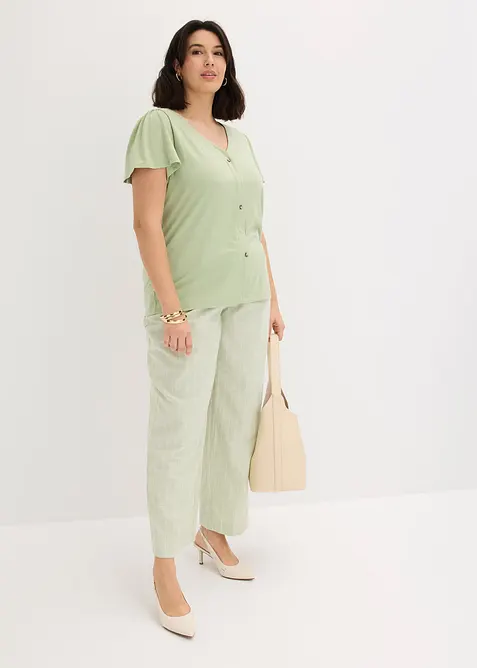 Maglia con bottoni, bonprix