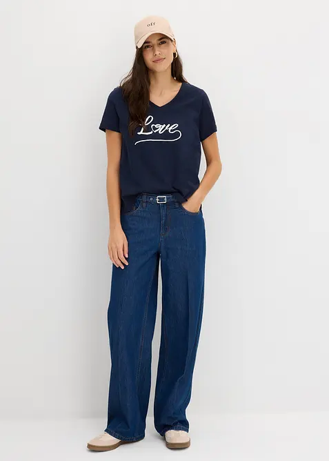 Maglia con stampa, bonprix