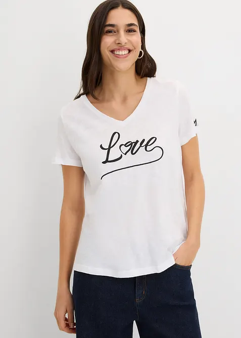 Maglia con stampa, bonprix