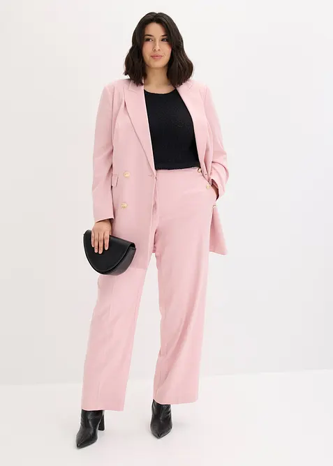 Pantaloni larghi con bottoni decorativi, bonprix