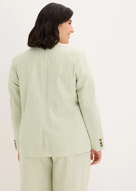 Blazer in misto lino, bonprix