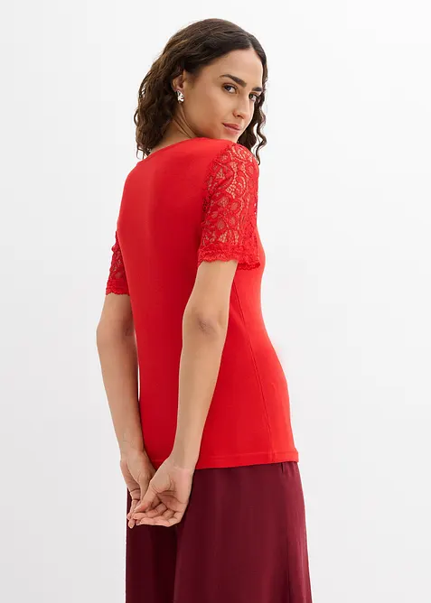 Maglia di cotone a costine, bonprix