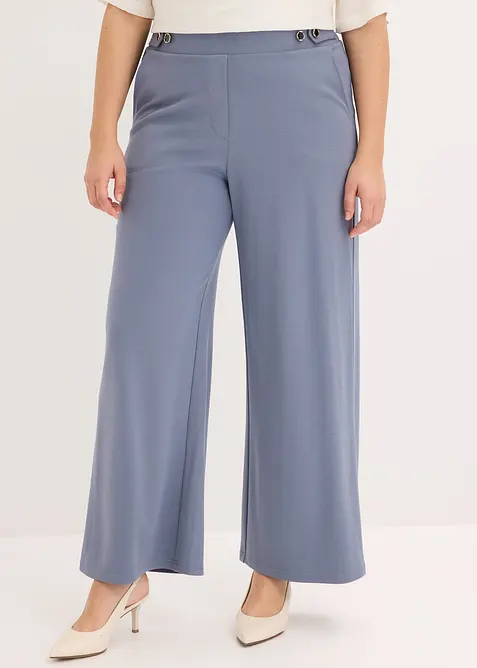 Pantaloni in jersey con traversina decorativa, bonprix