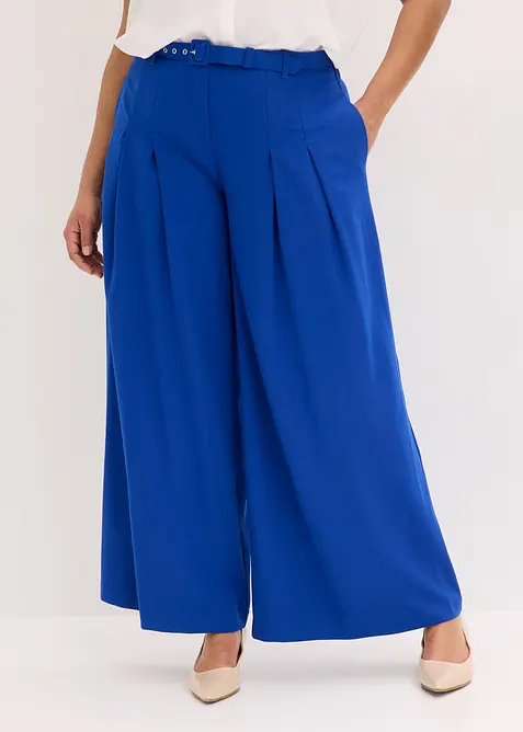 Pantaloni con pinces e cintura (set 2 pezzi), bonprix