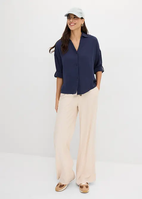 Blusa in cr&ecirc;pe leggero, bonprix