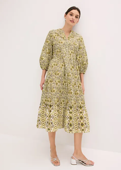 Abito midi in cotone leggero, bonprix