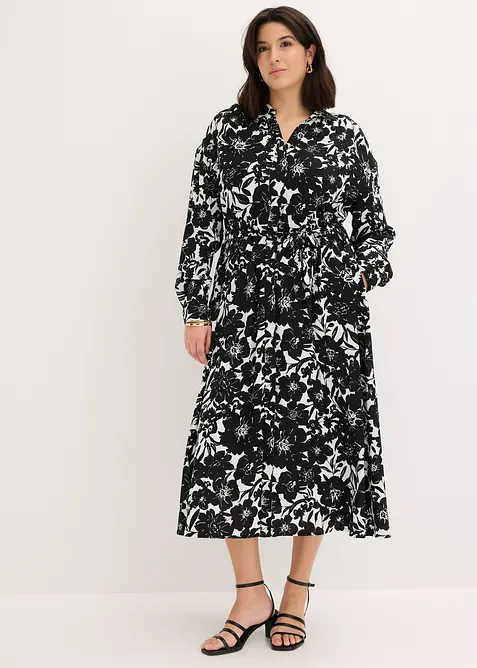 Abito chemisier in viscosa, bonprix