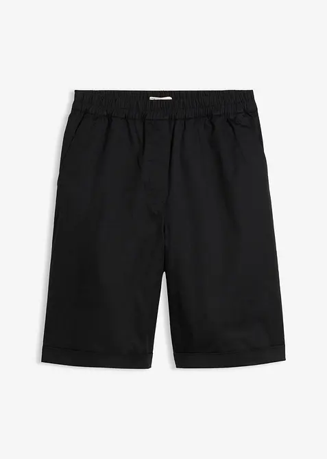 Bermuda in misto cotone paper touch, bonprix