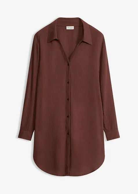 Camicia lunga da spiaggia in viscosa fluente, bonprix