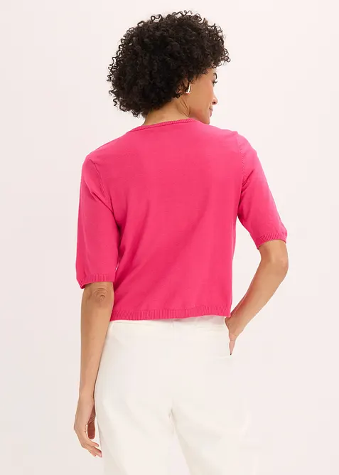 Cardigan in filato fine misto viscosa, bonprix