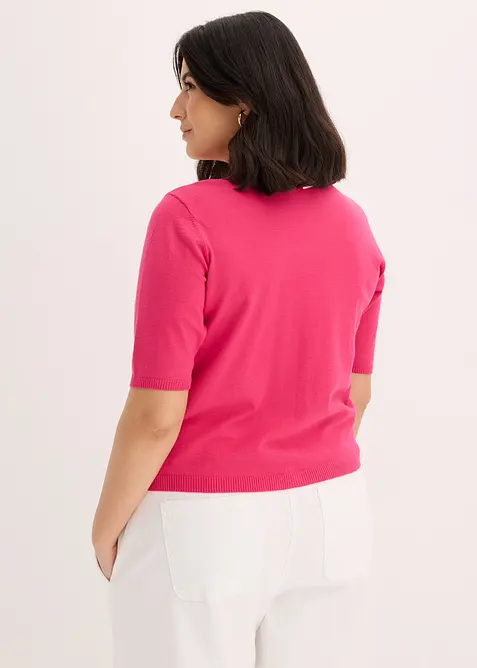 Cardigan in filato fine misto viscosa, bonprix