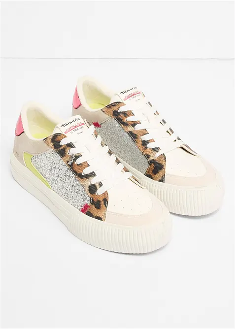 Sneaker Tamaris con dettagli glitterati, Tamaris