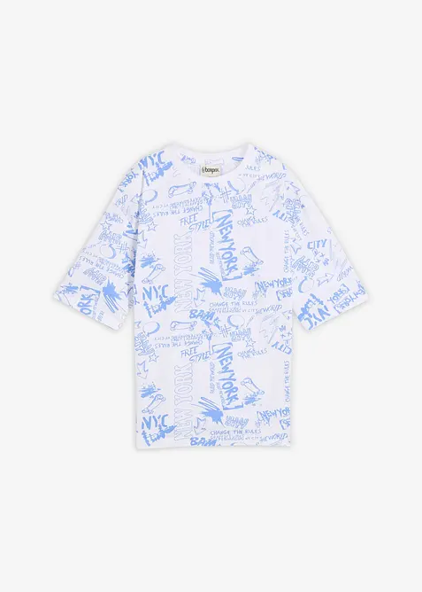 T-shirt loose fit in puro cotone biologico, bonprix