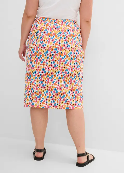 Gonna in jersey di misto viscosa e cotone, bonprix