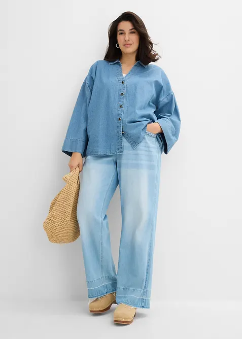 Camicia in jeans di cotone biologico, bonprix