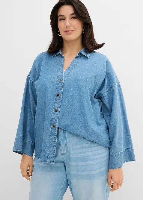 Camicia in jeans di cotone biologico, bonprix