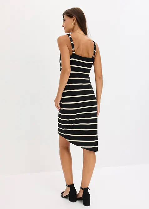 Abito di jersey con scollatura profonda, bonprix