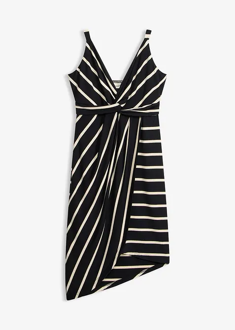 Abito di jersey con scollatura profonda, bonprix