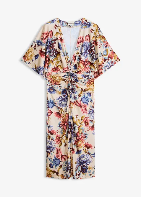 Abito midi con effetto attorcigliato, bonprix