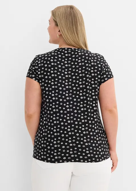 Maglia in misto cotone ed elastan (pacco da 3), bonprix