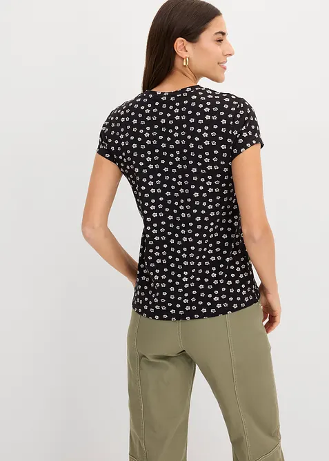 Maglia in misto cotone ed elastan (pacco da 3), bonprix