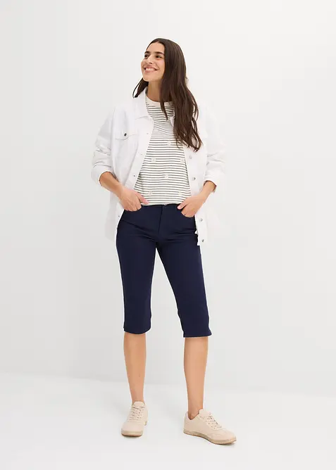 T-shirt in puro cotone a righe, bonprix