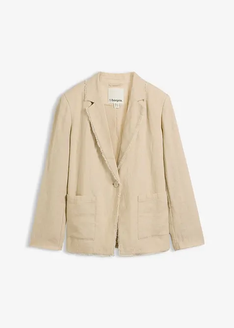 Blazer in puro lino, bonprix