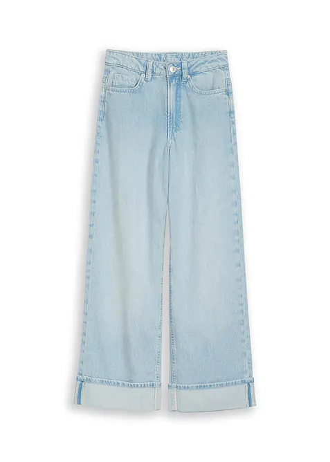Jeans wide leg Tom Tailor, vita media, Tom Tailor