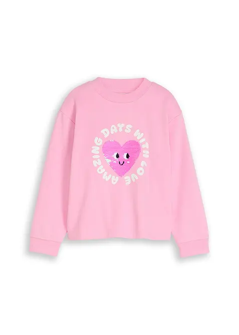 Felpa Tom Tailor con paillettes reversibili, Tom Tailor