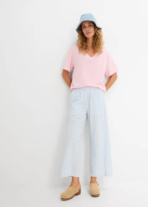 Pantaloni culotte in puro cotone, bonprix