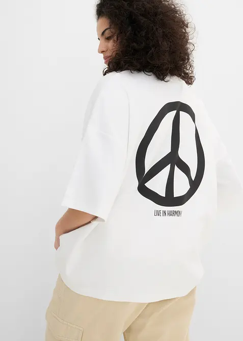 Maxi maglia in puro cotone biologico, bonprix