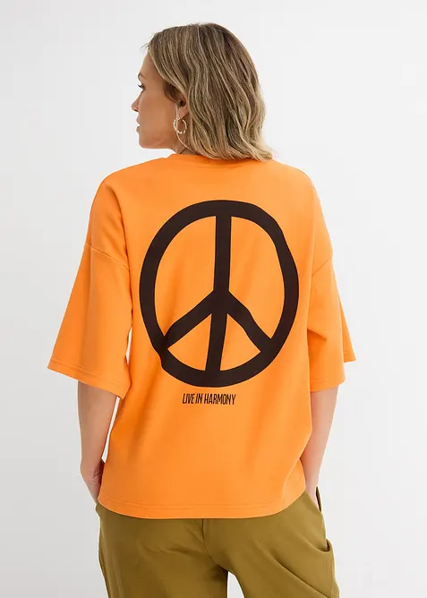 Maxi maglia in puro cotone biologico, bonprix