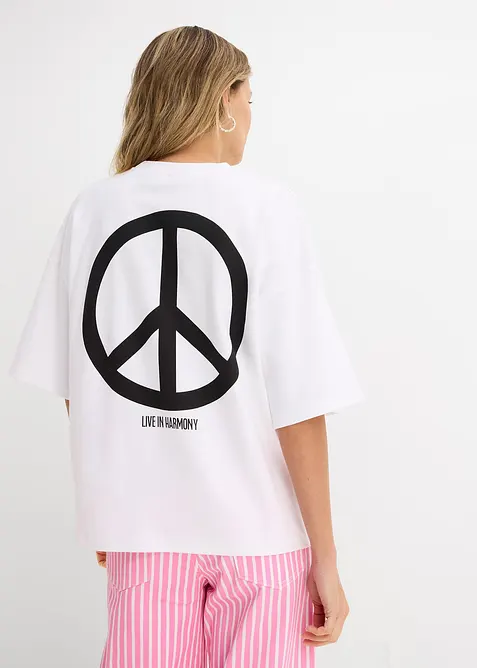 Maxi maglia in puro cotone biologico, bonprix