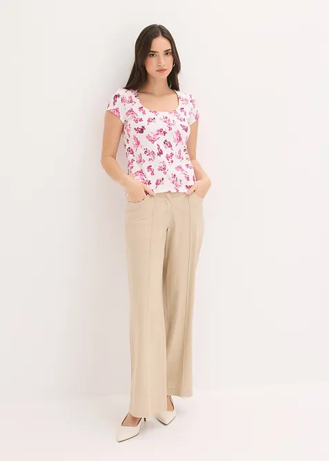 Maglia in cotone elasticizzato, bonprix