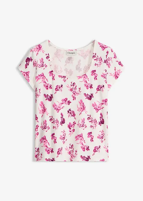 Maglia in cotone elasticizzato, bonprix