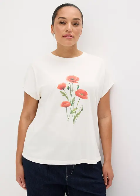 Maglia in cotone elasticizzato, bonprix