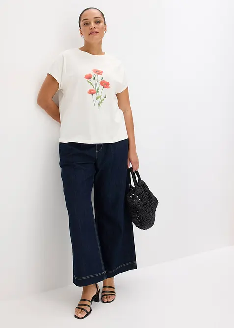 Maglia in cotone elasticizzato, bonprix