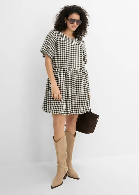 Abito corto con fondo a palloncino, bonprix