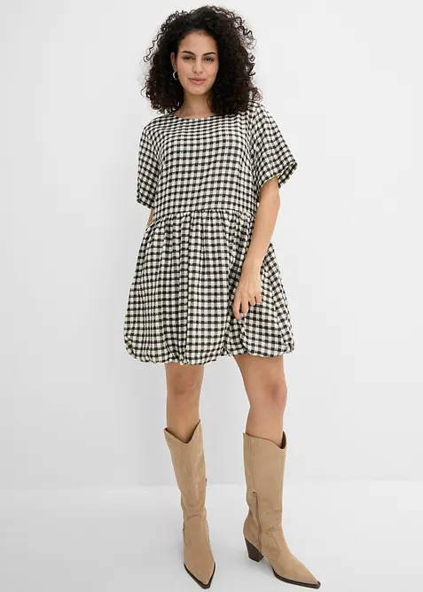 Abito corto con fondo a palloncino, bonprix