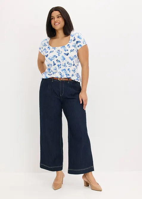 Maglia in cotone elasticizzato, bonprix