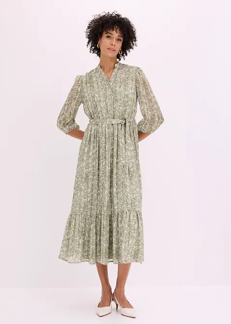 Abito chemisier in chiffon, bonprix