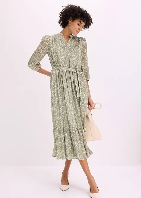 Abito chemisier in chiffon, bonprix